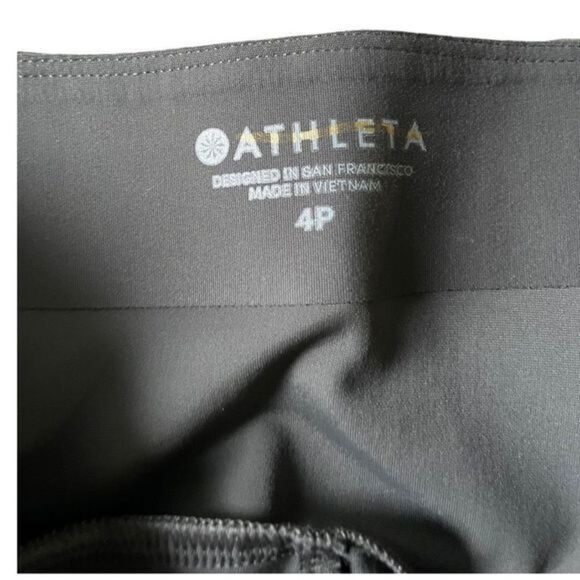 Athleta Madison Moto Tight Pants Arbor Size 4P High‎ Rise Activewear - Picture 9 of 15